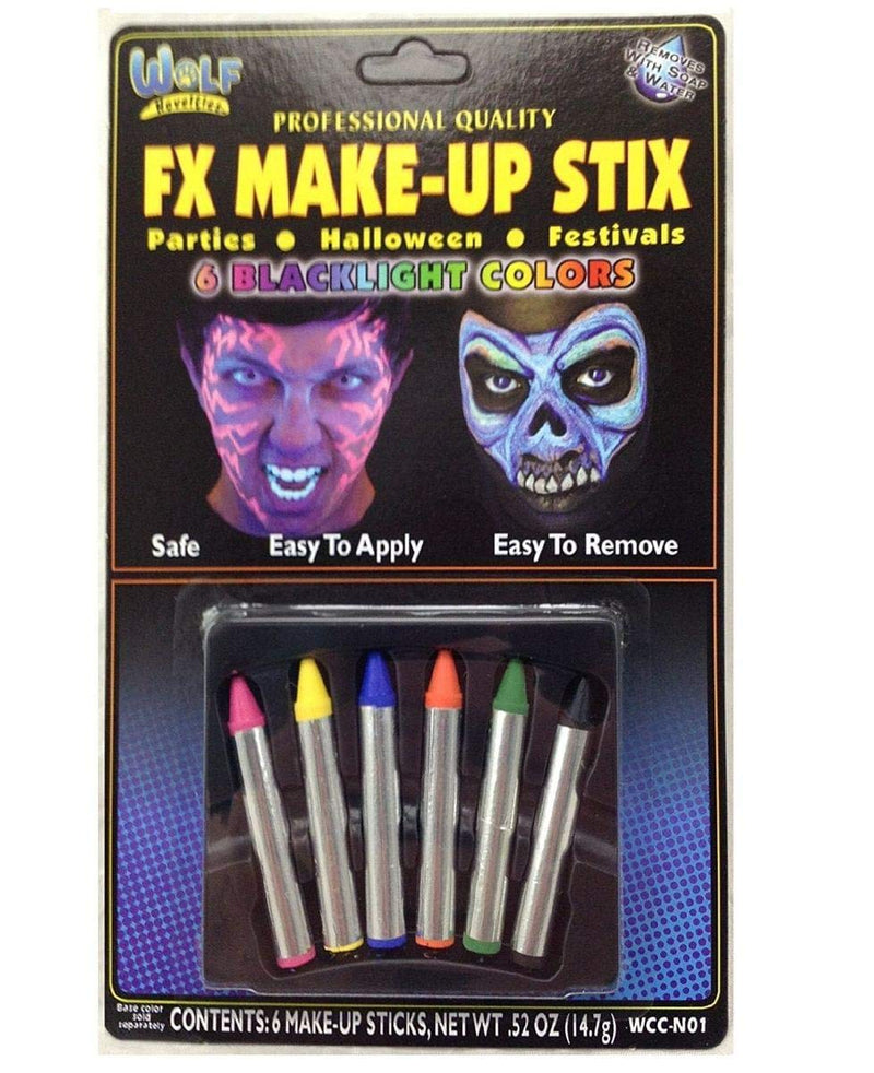 FX Make-Up Stix - Blacklight Colors - BeesActive Australia