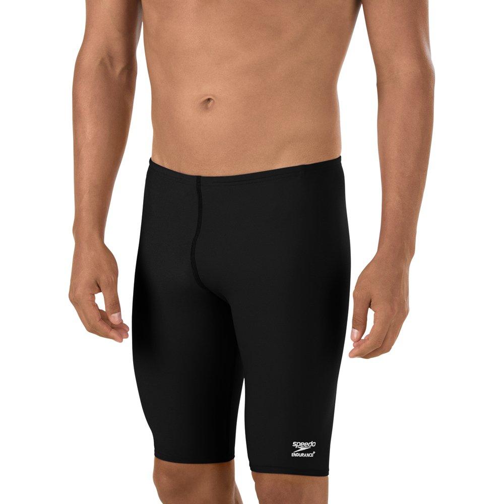 [AUSTRALIA] - Speedo Womens Swimsuit Jammer Endurance+ Solid USA Youth Speedo Black 26 