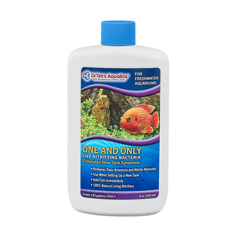 DrTim’s Aquatics Freshwater Aquarium Products, 100% Natural Eco-Friendly Fish Tank Cleaner, Clarifies Water, Removes Toxin, Hidden Waste, Reduces Organics, Blocks Bacteria and Optimizes Water Quality One & Only 8 oz - Treats 120 Gallons - BeesActive Australia