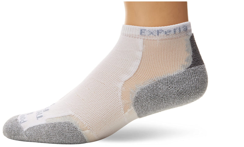 thorlos unisex-adult Xccu Thin Cushion Running Low Cut Socks Medium White - BeesActive Australia