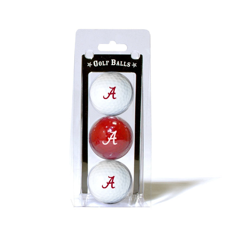 Team Golf NCAA Regulation Size Golf Balls, 3 Pack, Full Color Durable Team Imprint (Ball Color May Vary) Alabama Crimson Tide - BeesActive Australia