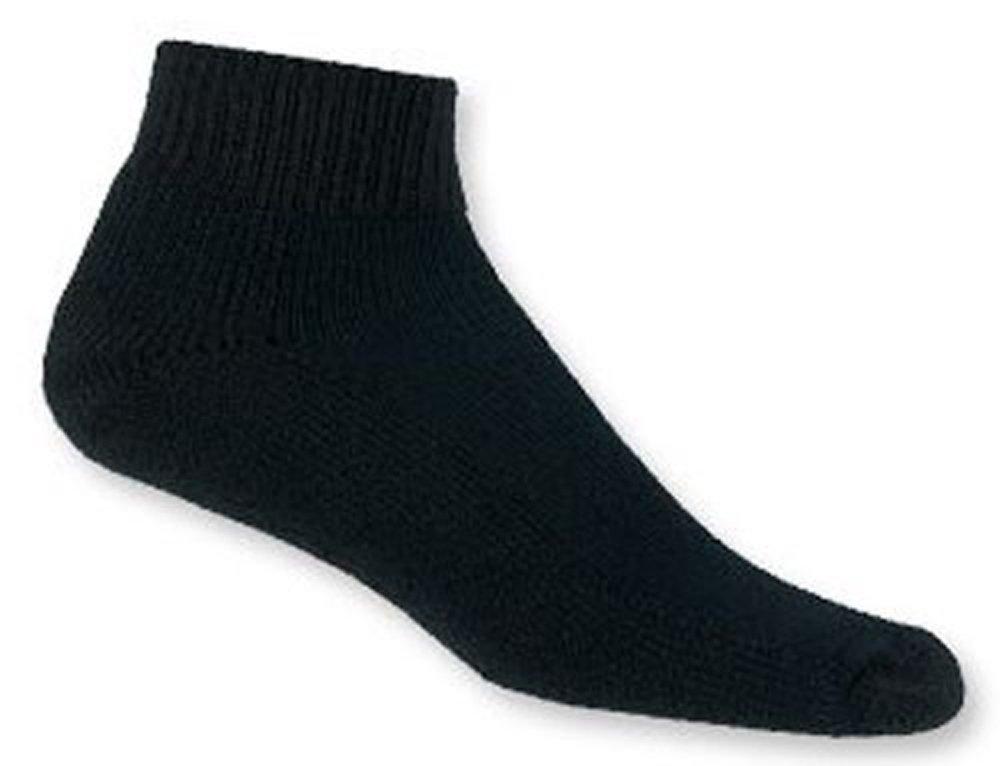 [AUSTRALIA] - Thorlo TMX-11 Mini Crew Tennis Socks BLACK 