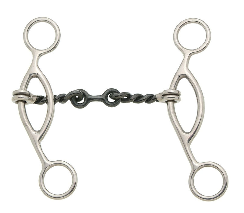 [AUSTRALIA] - Tough 1 Kelly Silver Star Sweet Iron Gag Dogbone Snaffle 