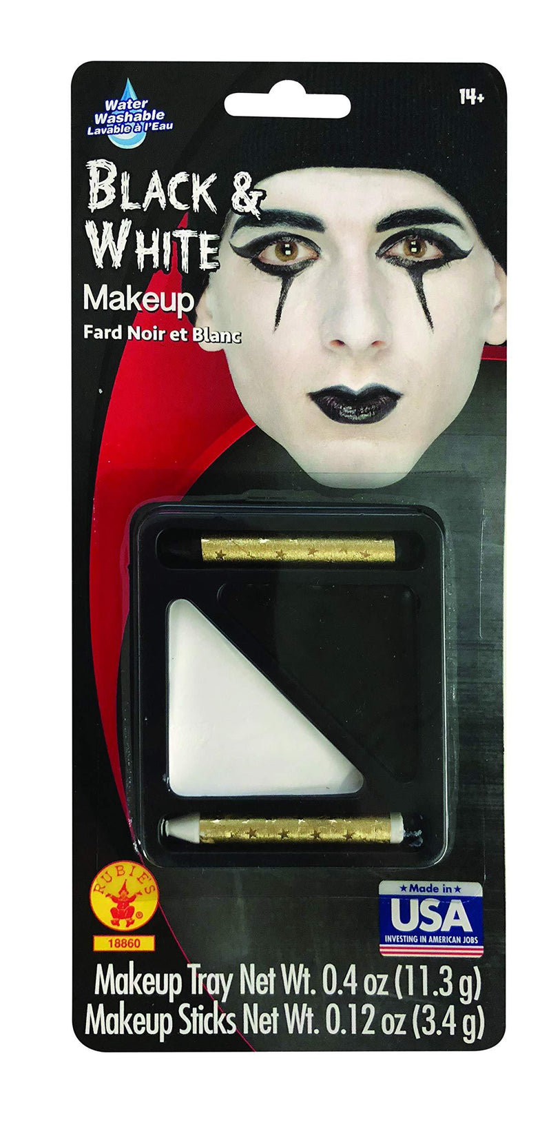 Rubie's Costume Co Black & White Makeup Kit - BeesActive Australia