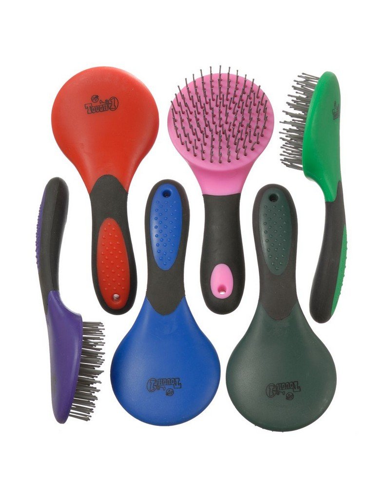 Tough 1 Great Grip Mane and Tail Brush Royal Blue - BeesActive Australia
