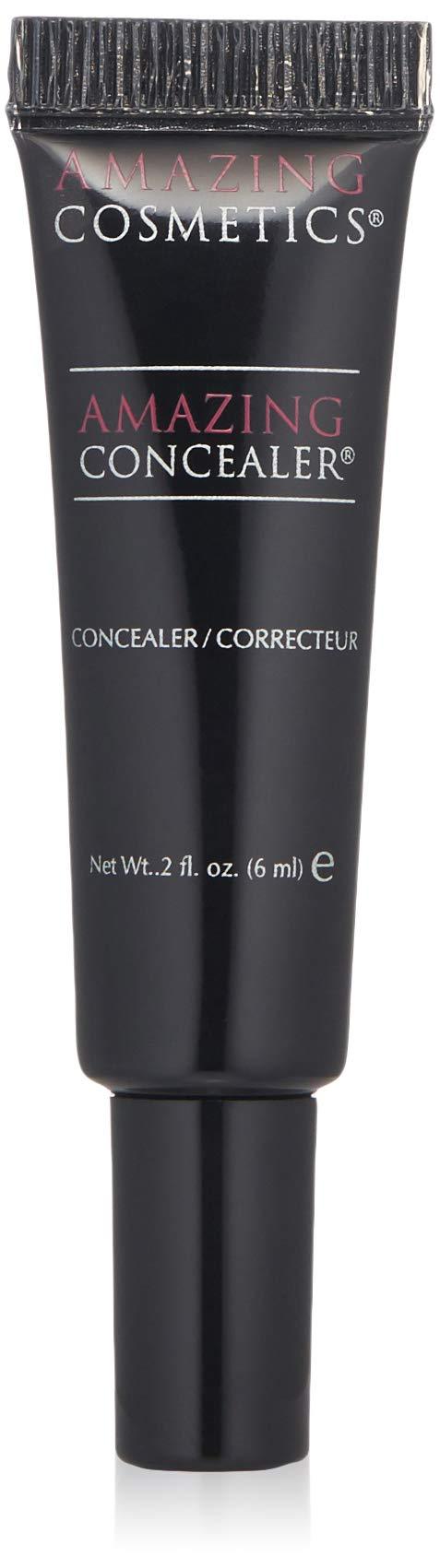 Amazing Cosmetics Amazing Concealer, full coverage long wear concealer makeup for undereye dark circles, acne, blemishes and spots, color correcting shades, melts into skin for most natural finish Medium Beige - BeesActive Australia