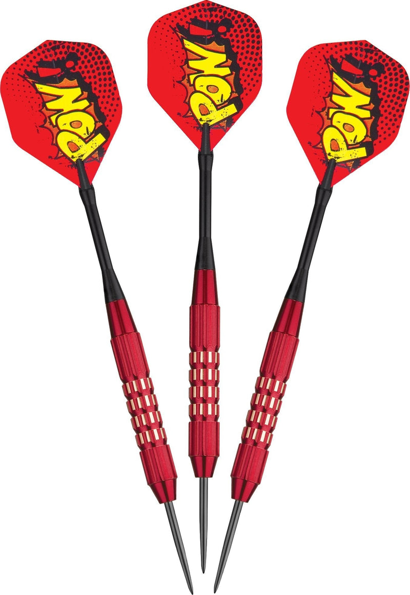 [AUSTRALIA] - Viper Comix Steel Tip Darts, 22 Grams Red (POW) 