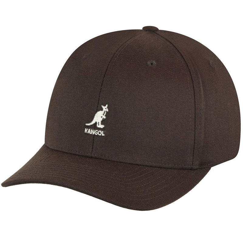 Kangol Men, Women Wool Flexfit Baseball Large-X-Large Brown - BeesActive Australia
