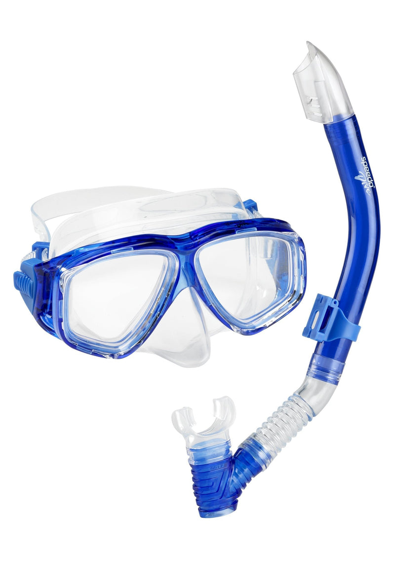 [AUSTRALIA] - Speedo Adult Recreation Mask Snorkel Set Blue 