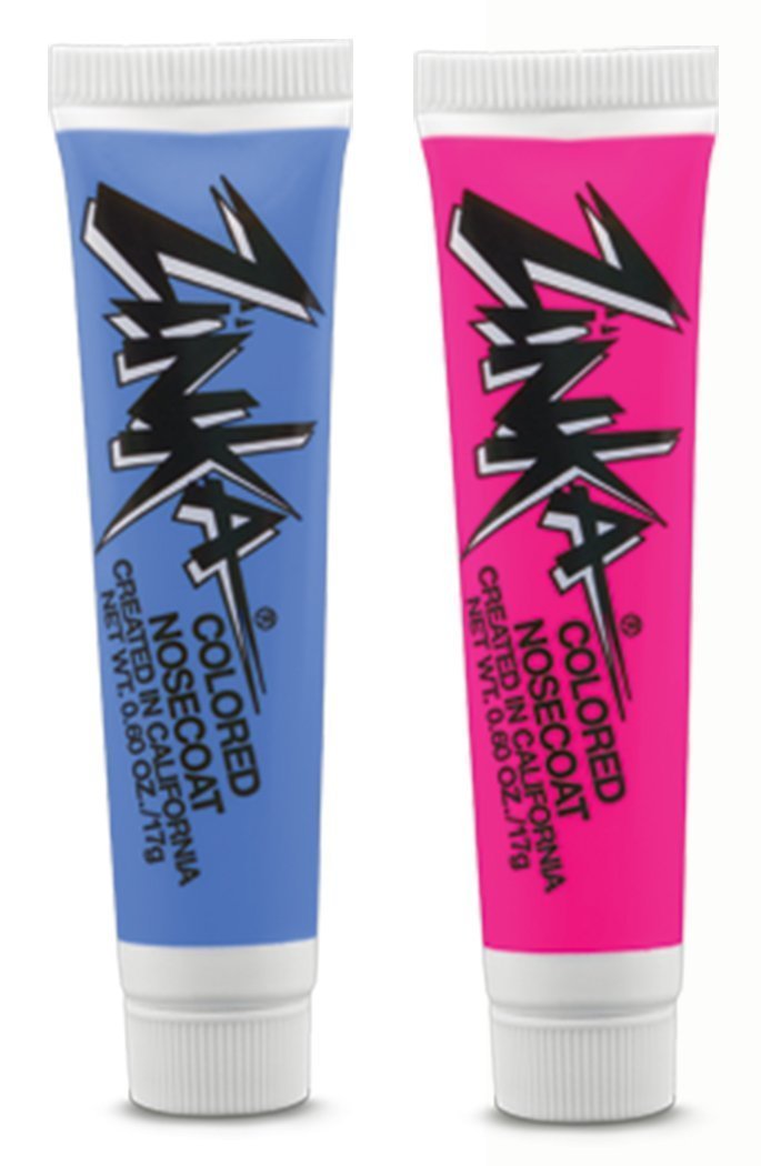 Zinka Colored Sunblock Zinc Nosecoat 2 Pack Bundle - Blue Pink - BeesActive Australia