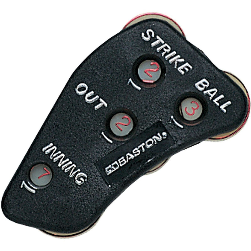 [AUSTRALIA] - EASTON ULTIMATE Umpire Indicator 2021 Ergonomic Hand Design For Comfort Into Extra Innings Tracks Strikes / Balls / Outs / Innings Does Not Track Ejections BLACK 