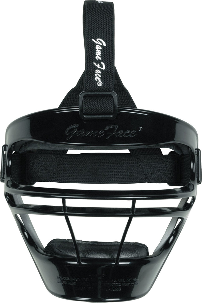 [AUSTRALIA] - Markwort Game Face Softball Safety Mask - Large Black 