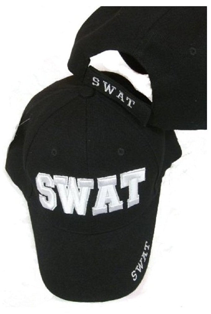 Swat Embroidered Adjustable Hat Black Ball Cap - BeesActive Australia