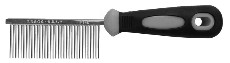 Resco Professional Comb for Pets Fine Nickel - BeesActive Australia