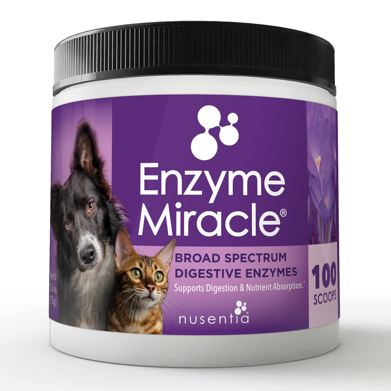 Enzymes for Cats & Dogs : Enzyme Miracle® (100 Servings) : for Digestive Stress, Pancreatic Concerns, and Healthy Weight Management. - BeesActive Australia