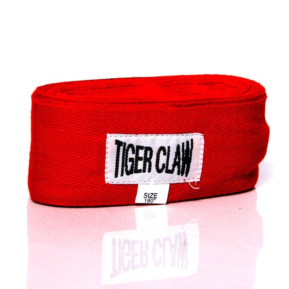 [AUSTRALIA] - Tiger Claw Hand Wraps 108" Cloth Hand Wraps Red 