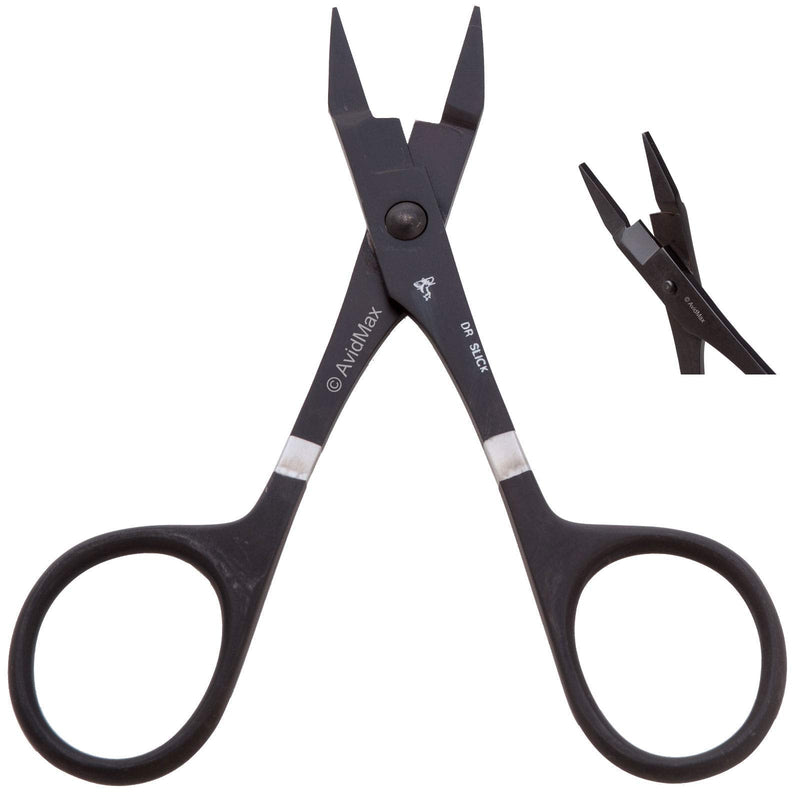 Dr. Slick Scissor Clamp/Barb Crusher, 4-3/4", Black, Straight, S - BeesActive Australia