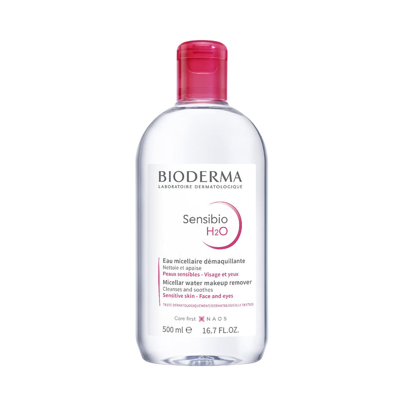 Bioderma - Sensibio H2O - Micellar Water - Cleansing and Make-Up Removing - Refreshing Feeling - for Sensitive Skin 500ml / 16.7 Fl Oz - BeesActive Australia