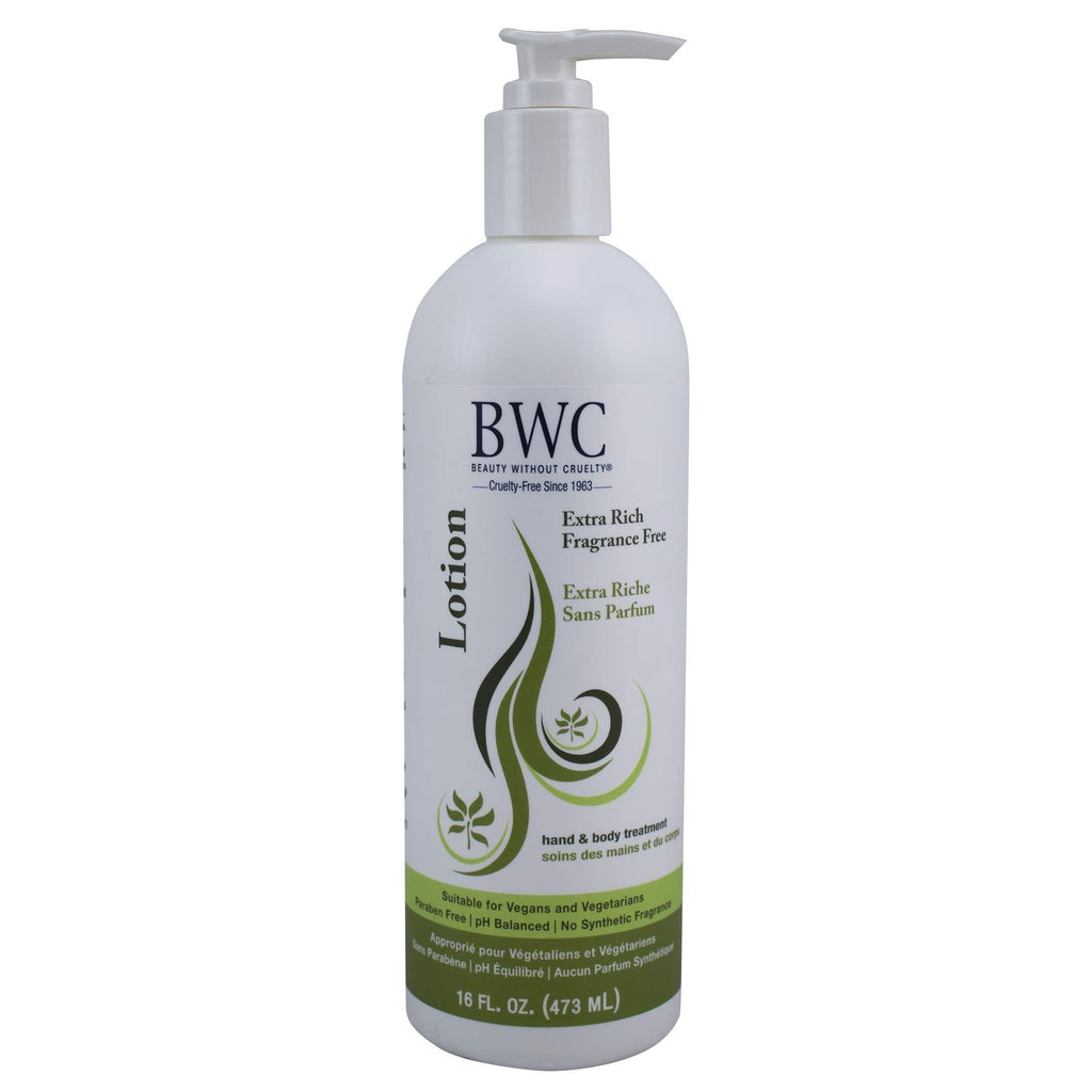 Beauty without Cruelty Extra Rich Fragrance Free Hand and Body Lotion - 16 fl oz - BeesActive Australia