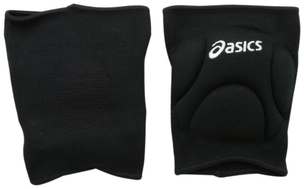 [AUSTRALIA] - ASICS Junior Youth Ace Volleyball Low Profile Knee Pads Black One Size 