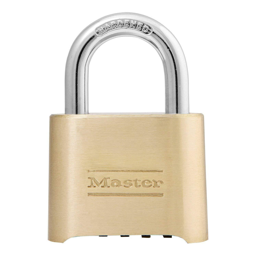 2 Pack Master Lock 175D 2" Wide Re-Settable Combination Padlock Hardened with 1" Shackle Height - BeesActive Australia