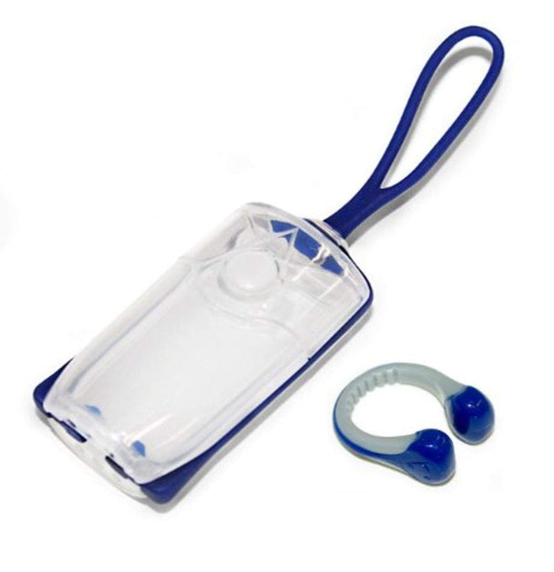 Aqua Sphere Silicone Nose Clip with Case Navy/Gray - BeesActive Australia