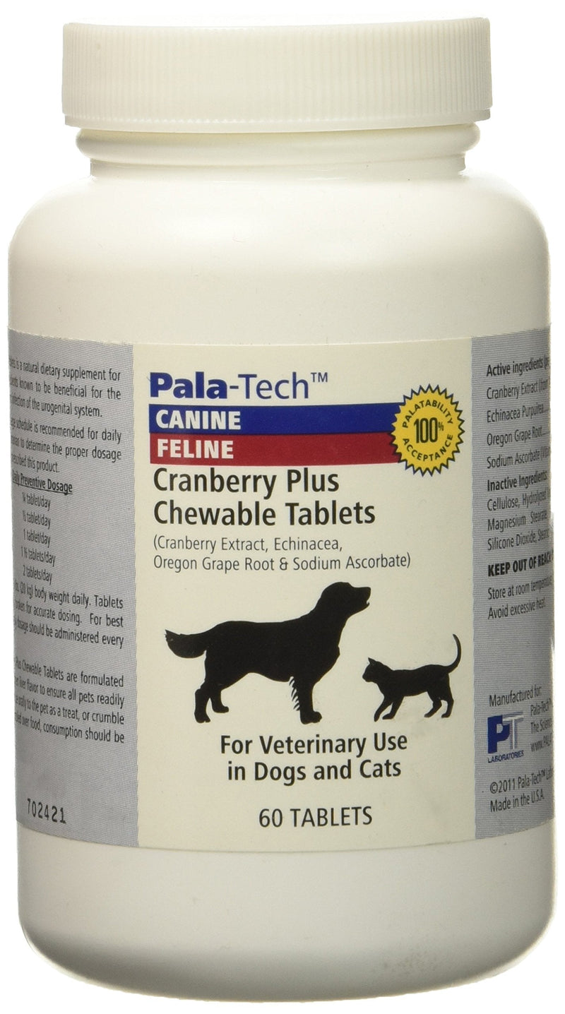 PalaTech Cranberry Plus Chewable Tablets (60 tabs) by Pala Tech - BeesActive Australia