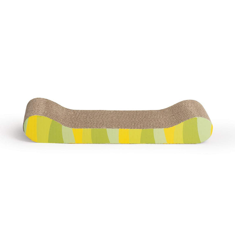 Catit Style Cardboard Cat Scratcher, Corrugated Scratching Board for Cats Lounge Jungle Stripe - BeesActive Australia