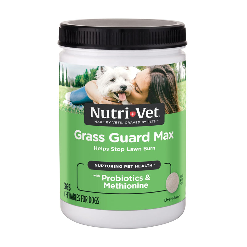 Nutri-Vet Probiotic Dog Supplements|Grass Guard Max with Probiotics & Digestive Enzymes 365 ct - BeesActive Australia