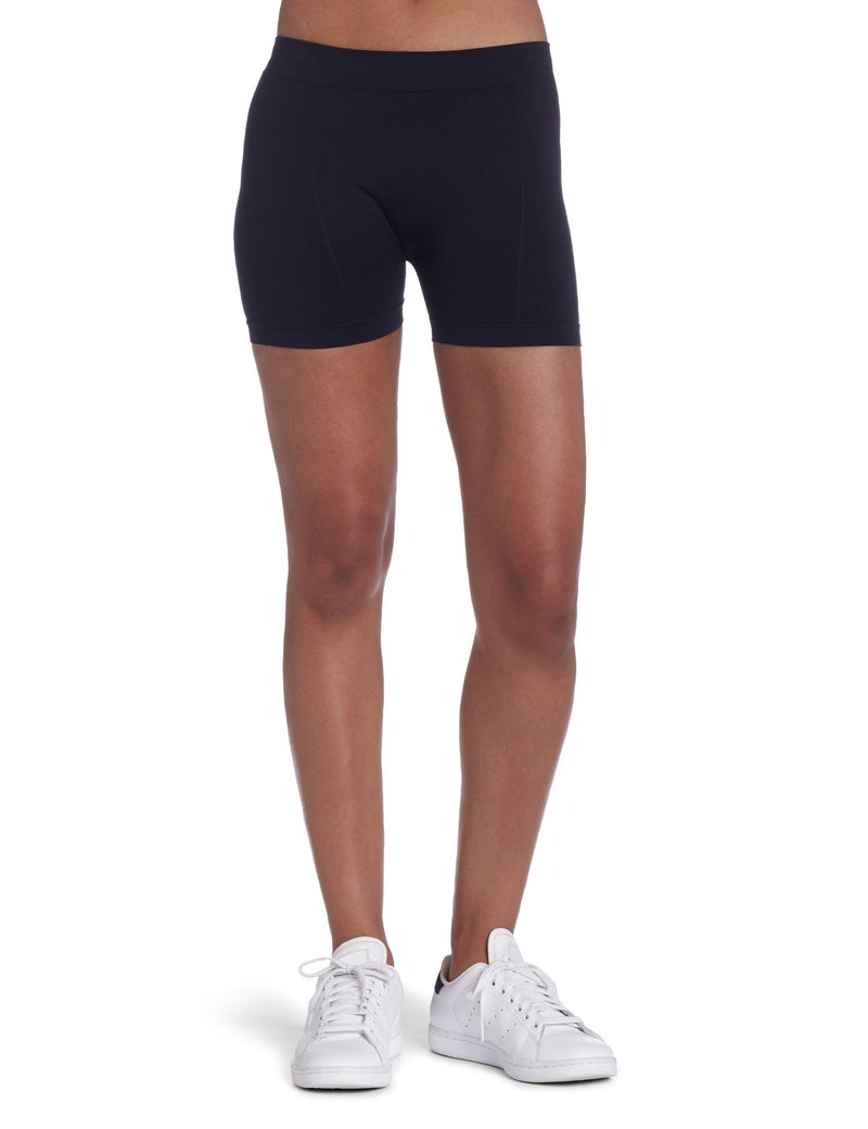 [AUSTRALIA] - Bollé Women's Solid Panel Seamless Tennis Short, Black, Large 