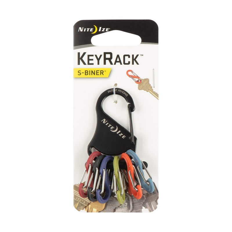 Nite Ize S-Biner KeyRack, Plastic Black - BeesActive Australia