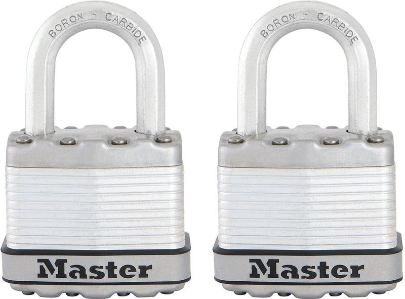 Master Lock M1XT Magnum Heavy Duty Padlock with Key, 2 Pack Keyed-Alike 1-Inch Shackle 2-Pack - BeesActive Australia