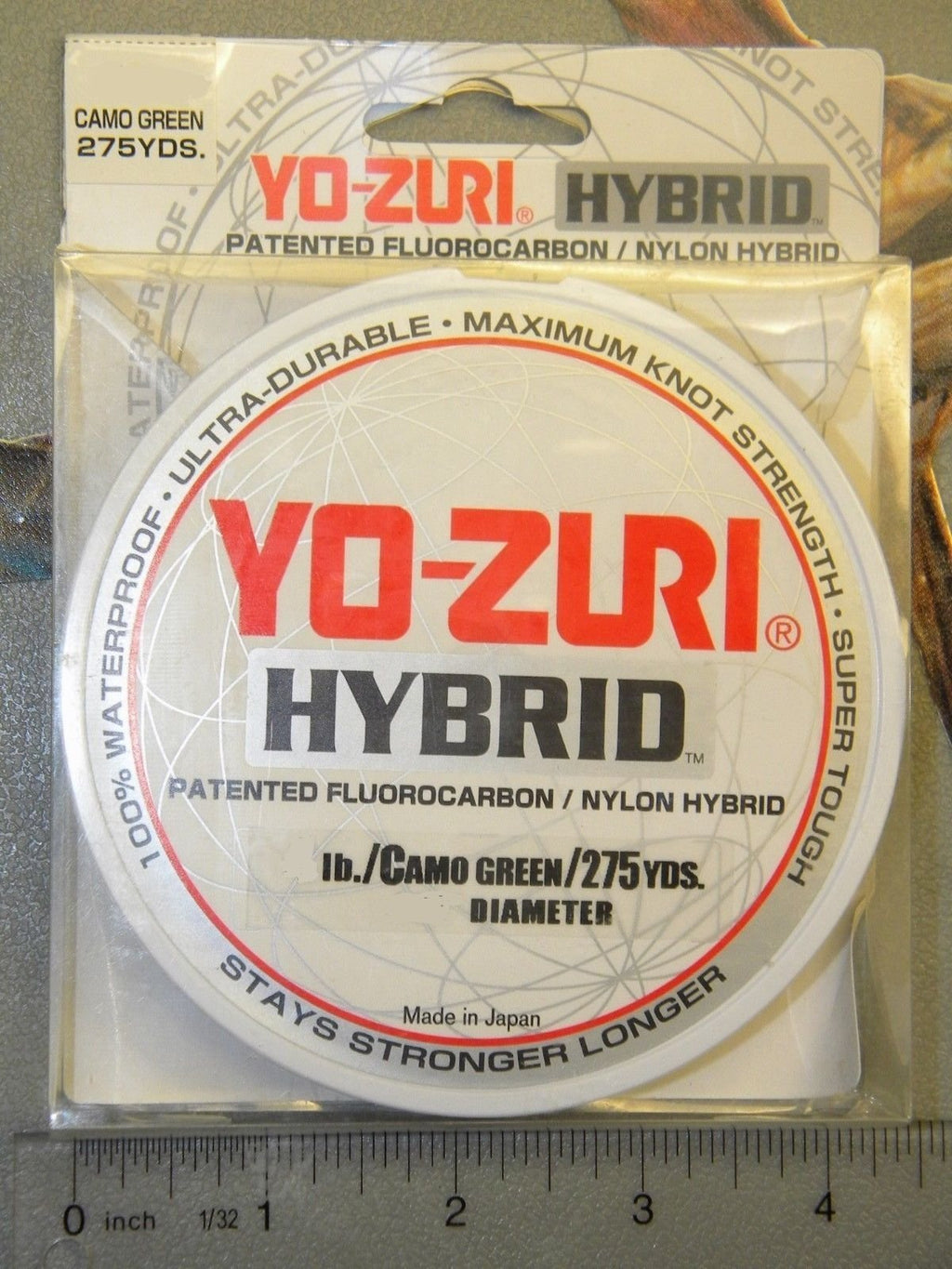 Yo-Zuri Hybrid Fishing Line Camo Green 6-Pound - BeesActive Australia