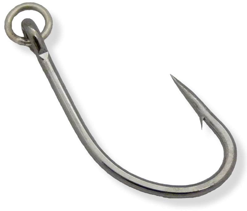 Owner's Flyliner Black Chrome Ringed Hook 46 4 (46 Per Pack) - BeesActive Australia