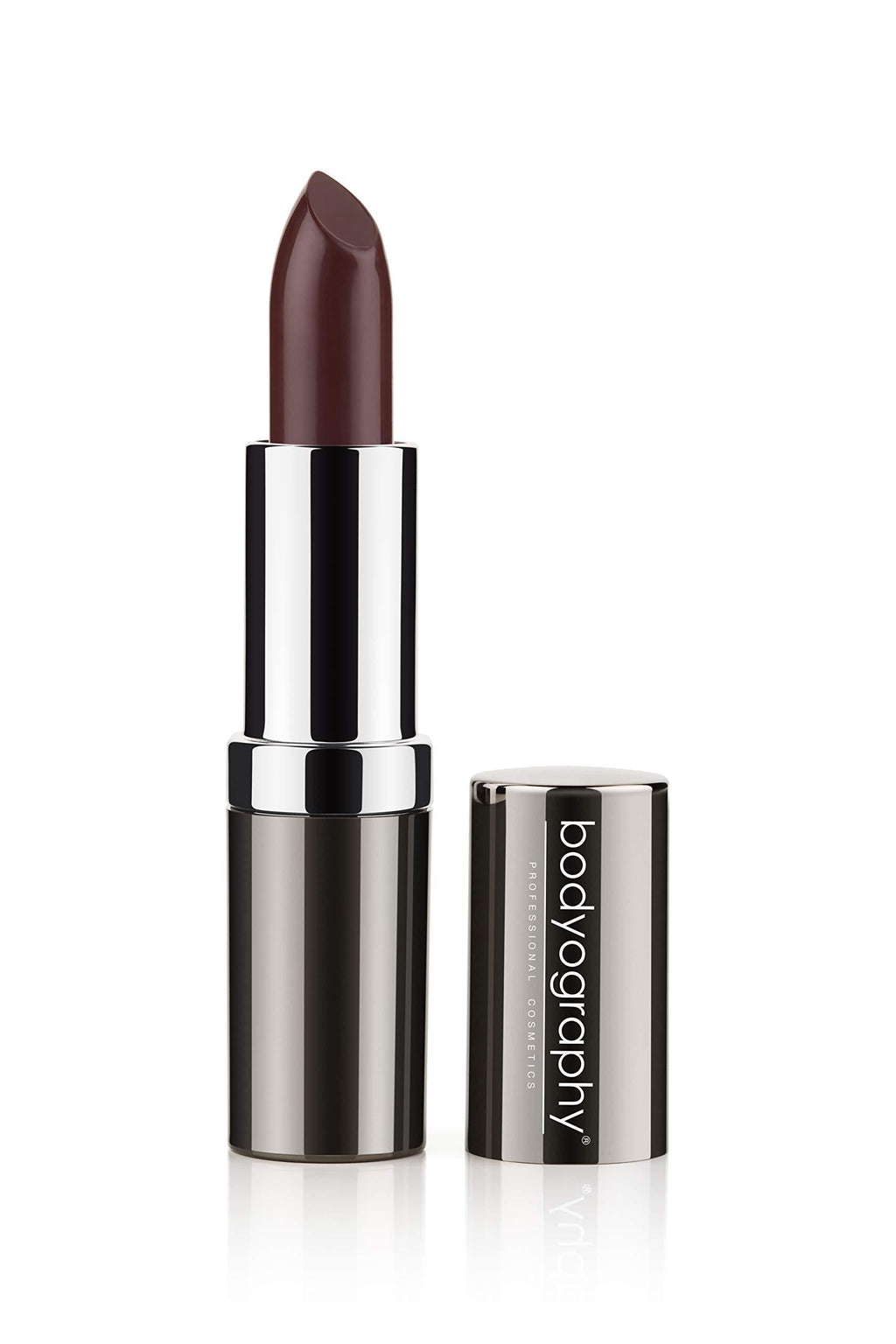 Bodyography Moisturizing Lipstick Long-Wearing and Hydrating With Aloe Vera Extract (Seductress, Dark Brown Cream) - BeesActive Australia