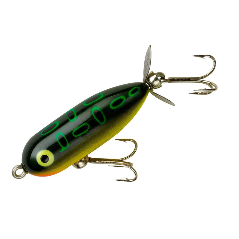 [AUSTRALIA] - Heddon Torpedo Prop-Bait Topwater Fishing Lure with Spinner Action Bullfrog 1 7/8-Inch 