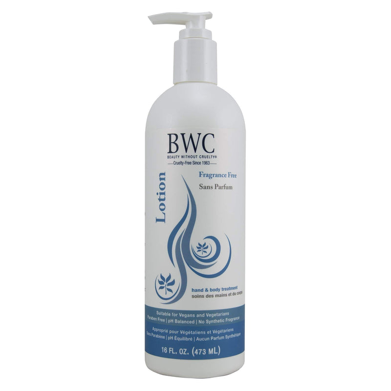 Beauty Without Cruelty Fragrance Free Hand & Body Lotion, 100% Vegetarian, 16 fl ozs. - BeesActive Australia