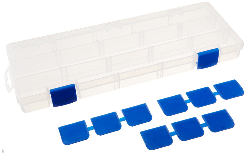 Flambeau 3009 Tuff Tainer See-Through Storage Box, 3 Fixed Compartments, 9 Zerust Dividers - BeesActive Australia