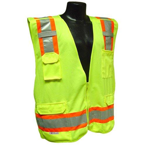 [AUSTRALIA] - Radians SV46G2X Class 2 Breakaway Survey Safety Vests, Two Tone Green, 2 Extra Large 