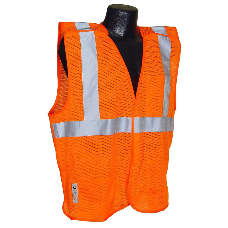 [AUSTRALIA] - Radians SV4OMXL Economy Class 2 Breakaway Mesh Safety Vests, X-Large, Orange 