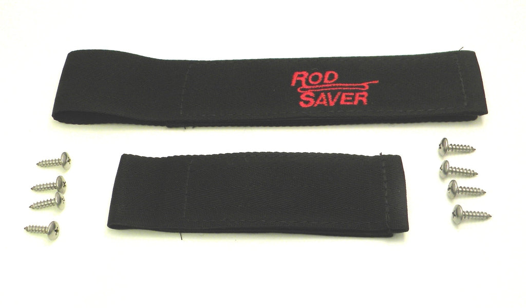 [AUSTRALIA] - Rod Saver 10/6RS Original Marine Rod Saver Set with 10-Inch and 6-Inch Straps, 2-Pieces, Black Finish 