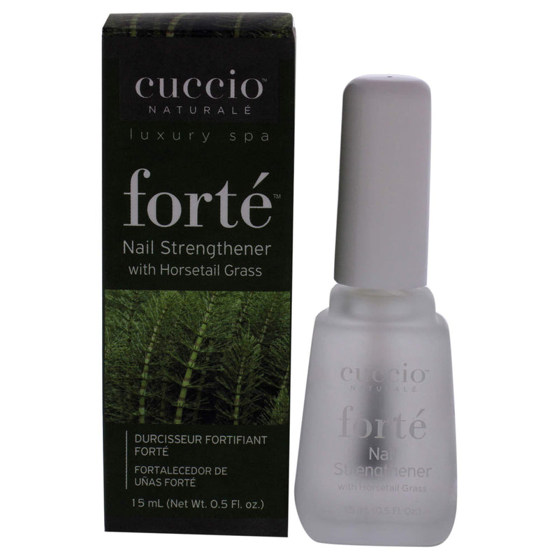 Cuccio Naturalé Forte Nail Strengthener - Durable Protection Against Cracking, Splitting, Breakage - Helps To Grow Natural Finger & Toenails - Paraben & Cruelty Free with Horsetail Grass - 0.50 oz - BeesActive Australia