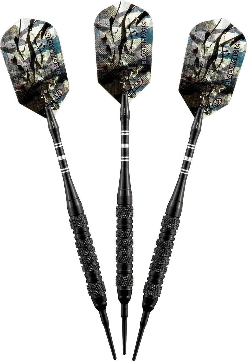 [AUSTRALIA] - Viper Black Magic Soft Tip Darts, Medium Knurling, 18 Grams 