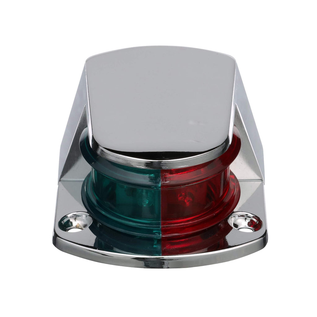 [AUSTRALIA] - Seachoice 02031 LED Bi-Color Bow Light – Zamak, Red and Green Lenses, 1-Mile Visibility for Sail or Powerboats Under 39 Feet 