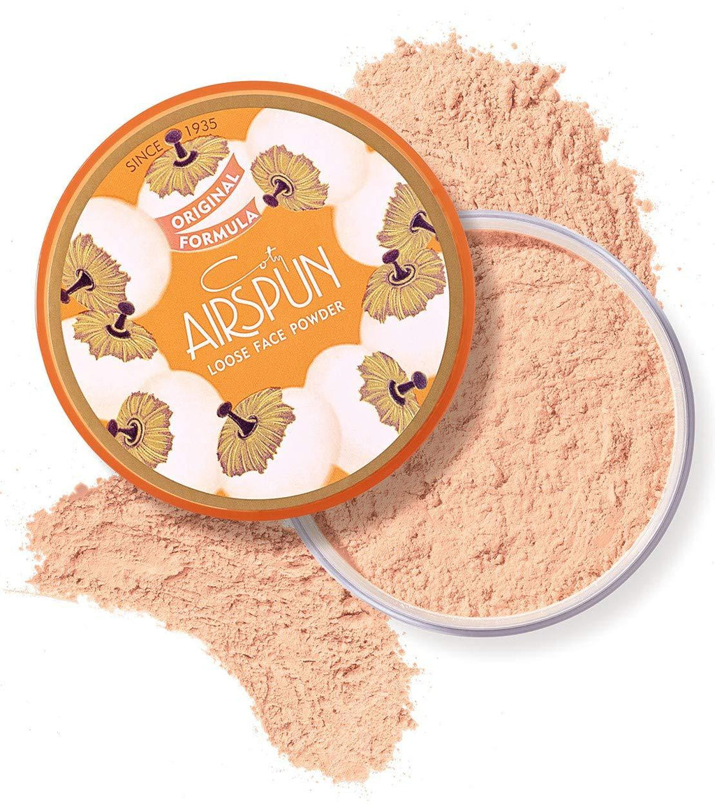 Coty Airspun Loose Face Powder 2.3 oz. Rosey Beige Tone Loose Face Powder, for Setting Makeup or Foundation, Lightweight, Long Lasting, Pink,Pack of 1 - BeesActive Australia