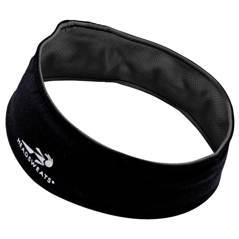 Headsweats Performance UltraTech Running/Outdoor Sports Headband Black Spandex - BeesActive Australia