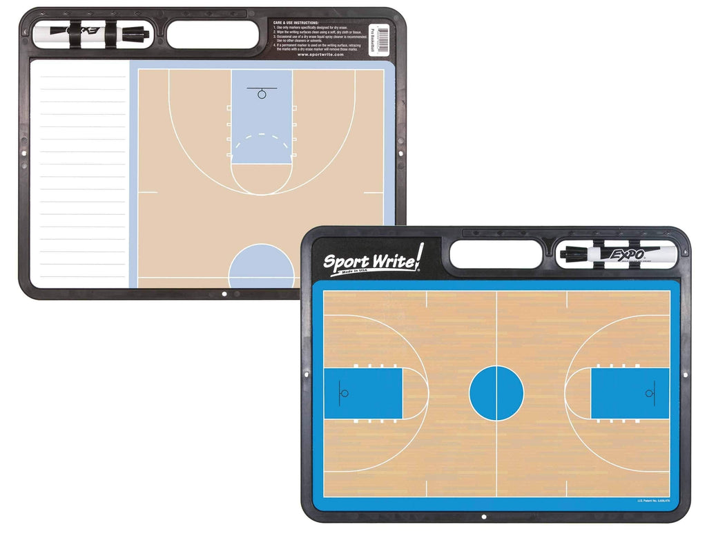 Sport Write Pro Basketball Dry-Erase Board (with half-court feature) - BeesActive Australia