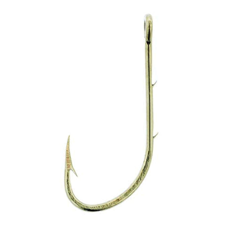 Eagle Claw 186-1/0 Single Baitholder Hook, Size 1/0, Bronze Finish - BeesActive Australia