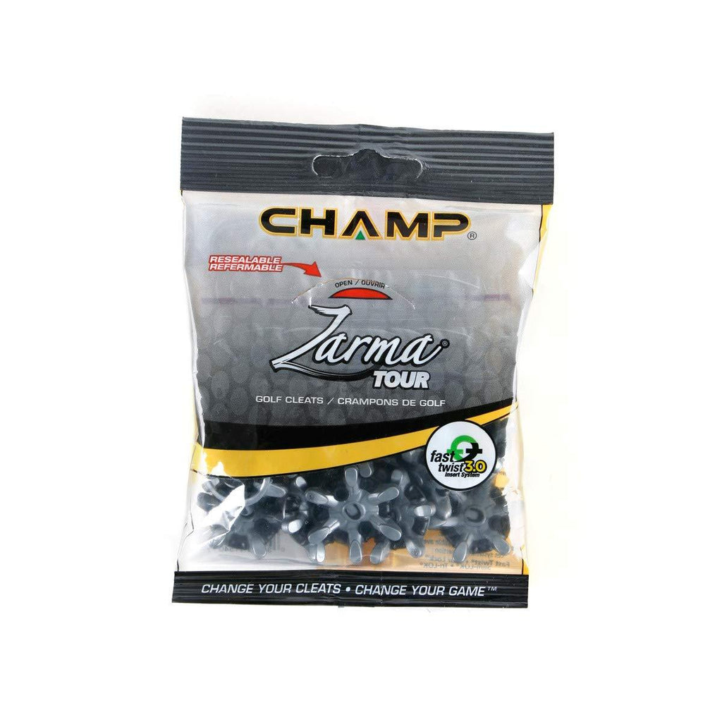 Champ Golf- Zarma Spikes (Disc Pack) Black/Silver - BeesActive Australia