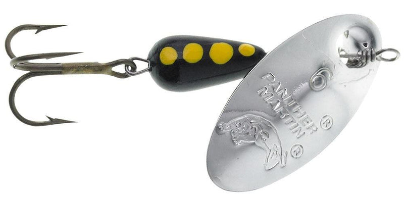 [AUSTRALIA] - Panther Martin Classic Silver/Black 1/8-Ounce Spinning Lure, 1/8 oz 